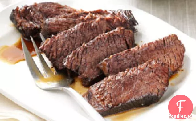 Costilla asada marinada