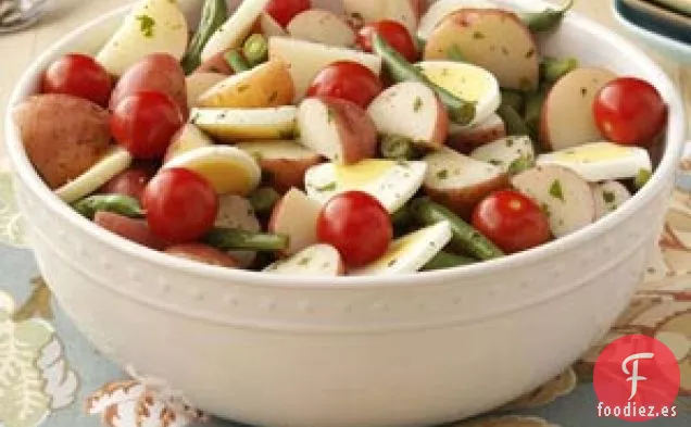 Ensalada de papas frescas del huerto