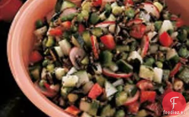 Ensalada de arroz con menta