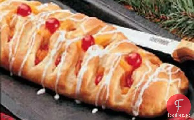 Pan de té con cerezas y albaricoque