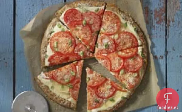 Pizza de pollo con provolone