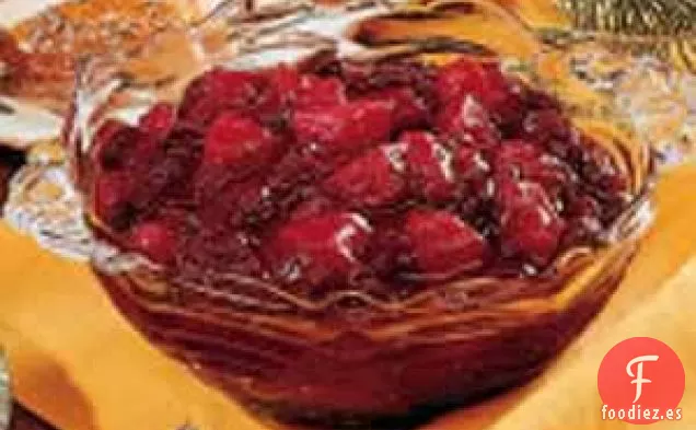 Chutney de arándanos y peras