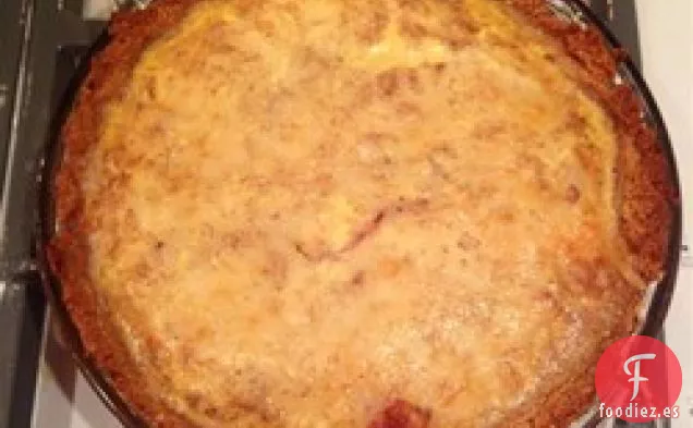 Quiche Lorraine baja en carbohidratos y sin gluten