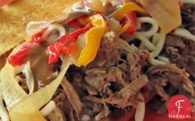 Filetes de queso en olla de cocción lenta