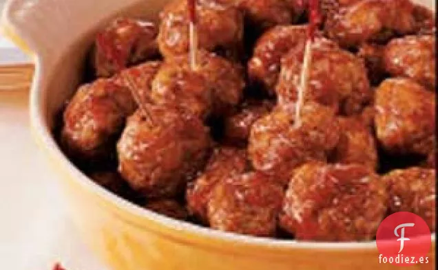 Albóndigas de salchichas dulces y picantes