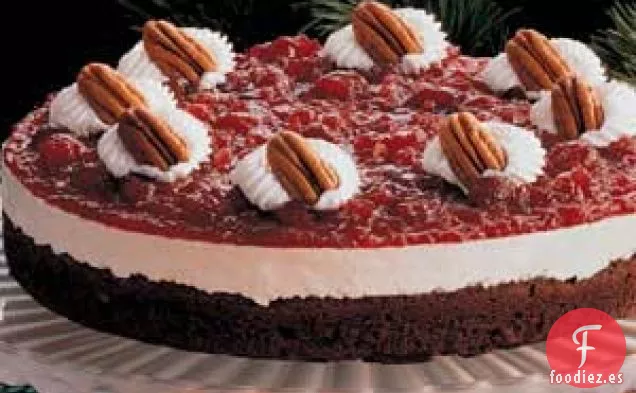 Tarta Brownie De Arándanos