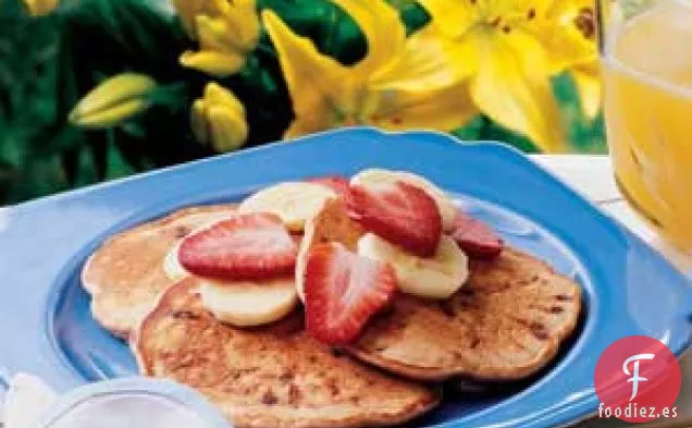 Panqueques con chispas de chocolate