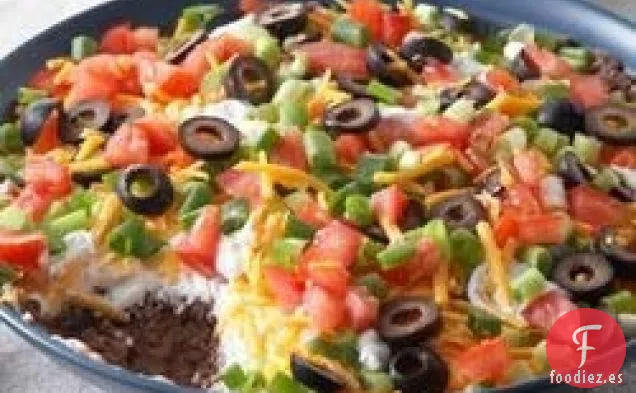 Dip mexicano de 5 capas