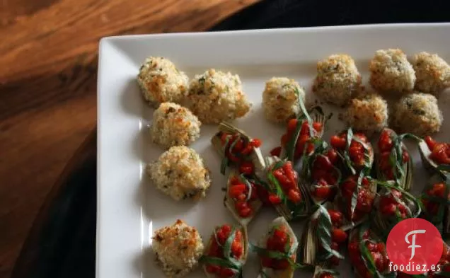 Bolas De Arroz Fritas Al Horno Con Gruyere