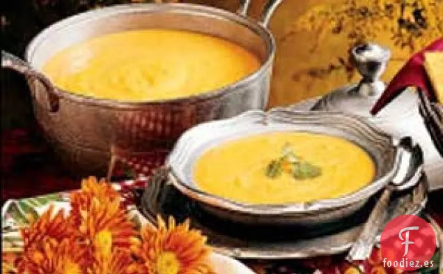 Sopa de calabaza al estilo suroeste