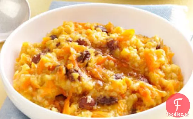 Pastel de zanahoria y avena