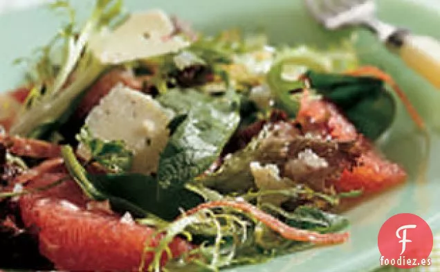 Verduras De Primavera Con Soppressata Y Pomelo