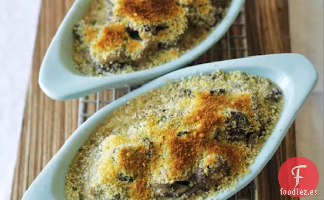 Receta de Gratinado de Champiñones Forrajeros