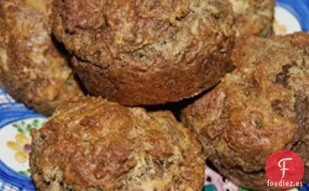 Muffins de salvado con café