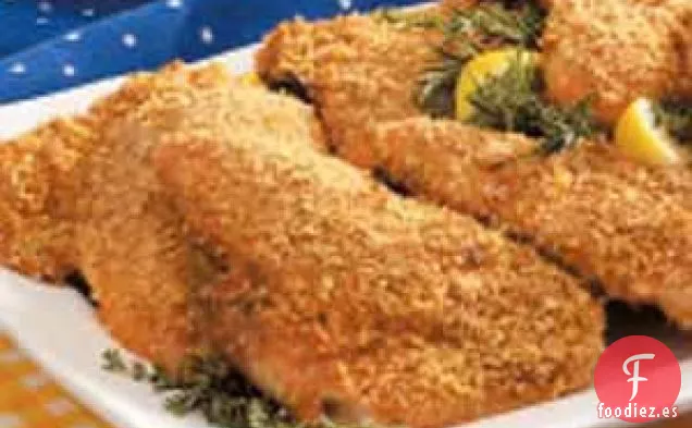 Pollo crujiente al horno