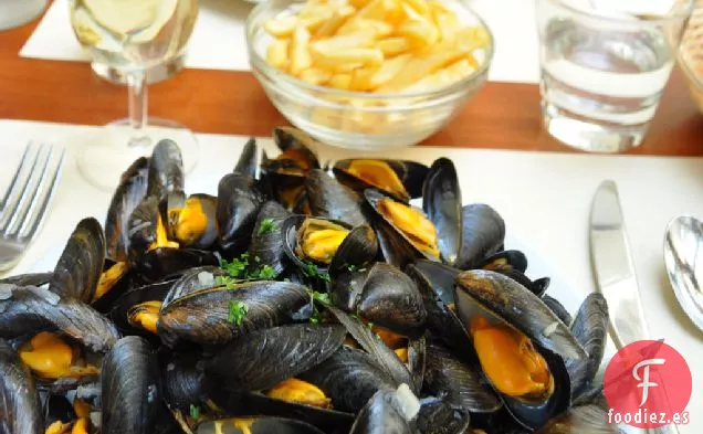 Receta de Moules-frites simples
