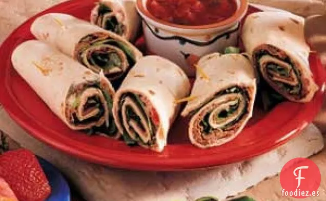 Rollitos de carne asada fáciles