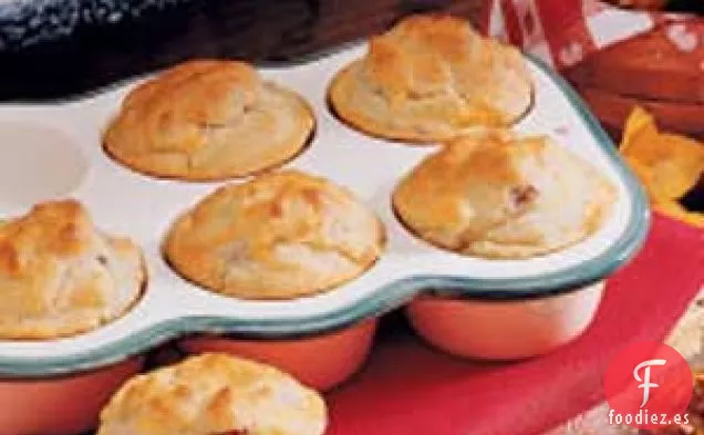 Muffins de jamón y queso