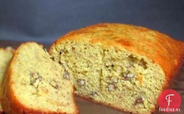 Pan rápido de plátano y nueces