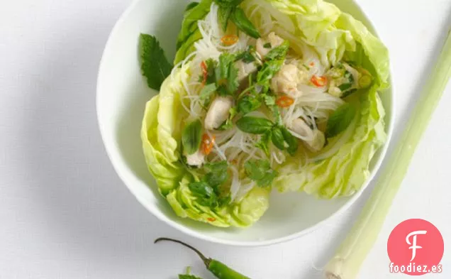 Ensalada Tailandesa de Pollo con Jengibre
