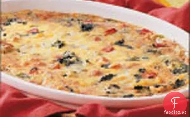 Strata de espinacas y queso