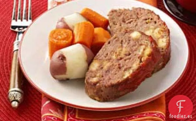 Pastel de carne cocinado a fuego lento