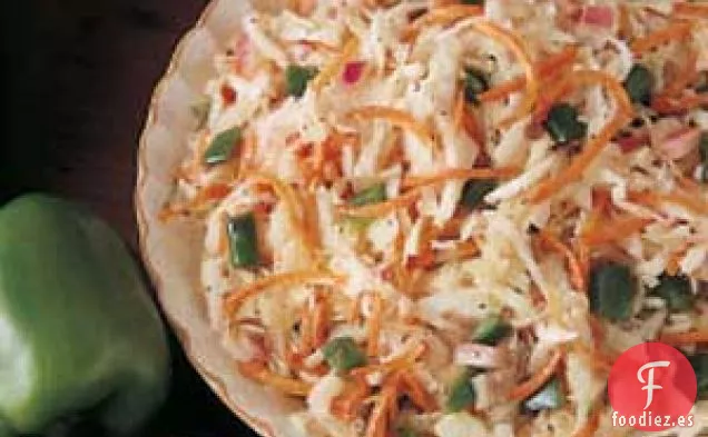Ensalada de col durante la noche