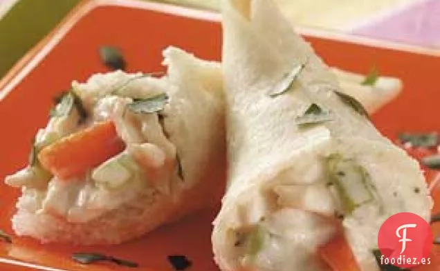 Sándwiches de té con cala