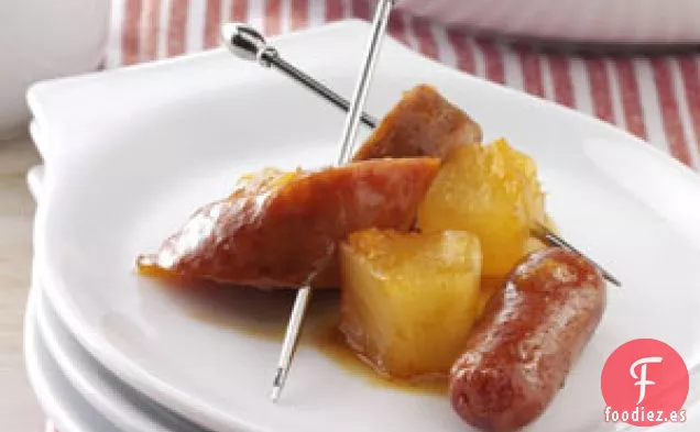 Bocaditos de salchicha a la barbacoa