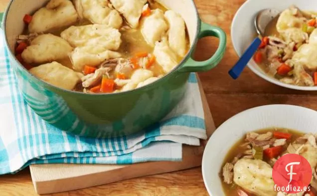 Pollo y albóndigas
