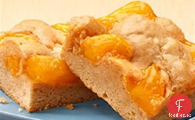 Barras de pastel de durazno