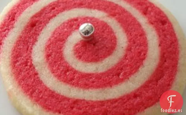 Galletas navideñas en forma de remolino