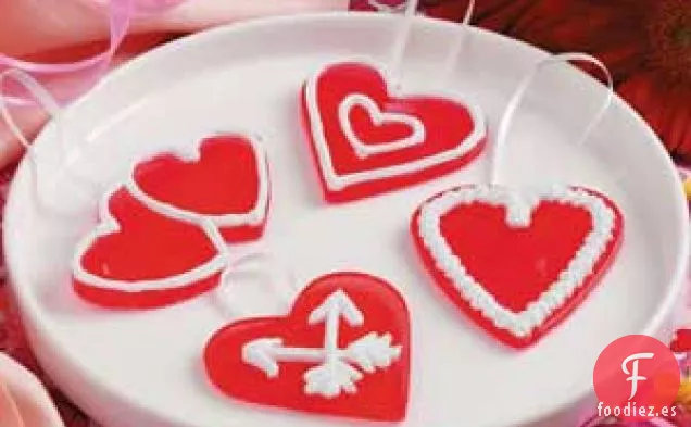 Corazones de caramelo para San Valentín