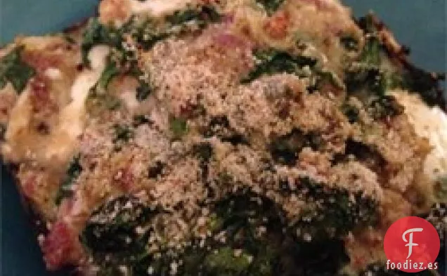 Hongos Portobello Rellenos De Espinacas