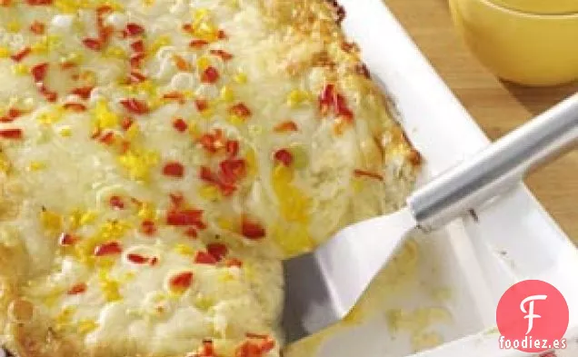 Brunch horneado con queso y cangrejo