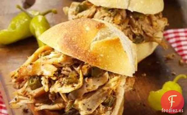 Sándwiches de pavo italiano