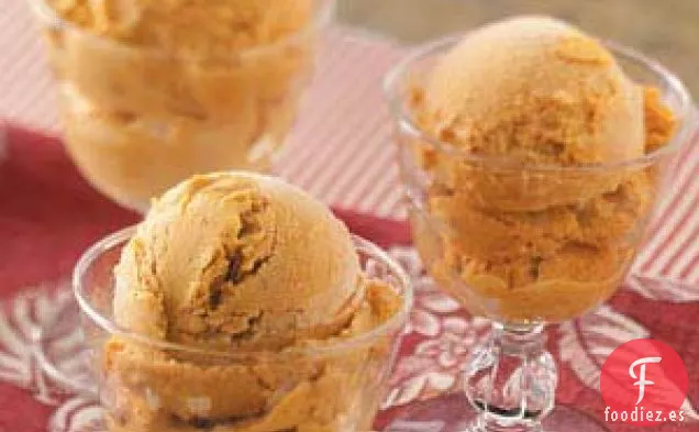 Helado de calabaza casero