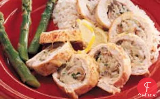 Pechugas de pollo rellenas de cangrejo