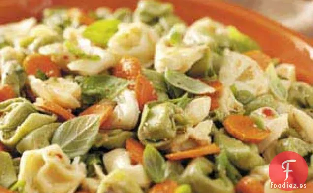 Ensalada de tortellini de zanahoria