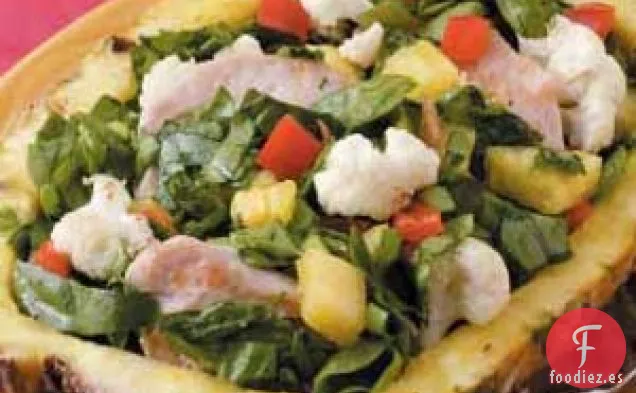 Ensalada de pavo con piña