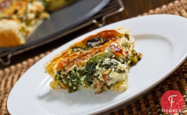 Quiche de Espárragos y Espinacas