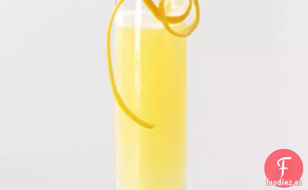 Espumante de champán cítrico