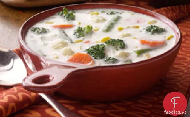 Crema de verduras ganadora