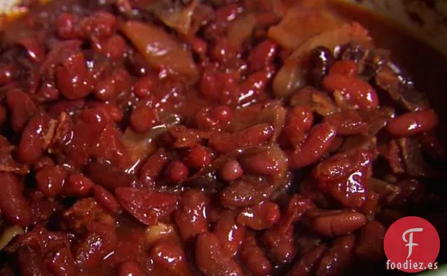 Frijoles horneados con arce