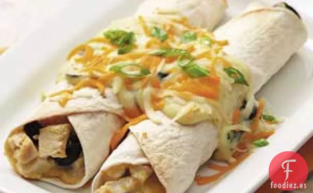 Enchiladas de pollo con queso transformadas
