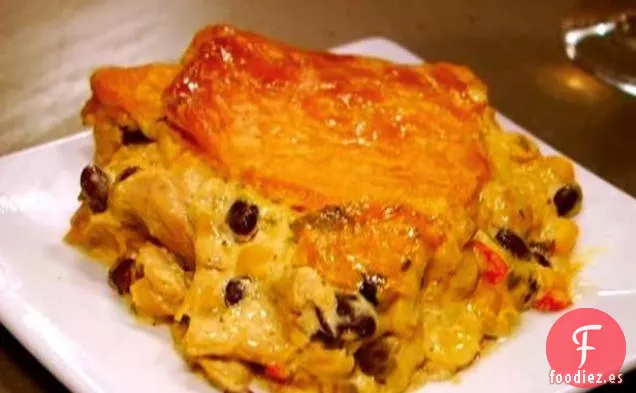 Pastel de pollo estilo suroeste de Sunny