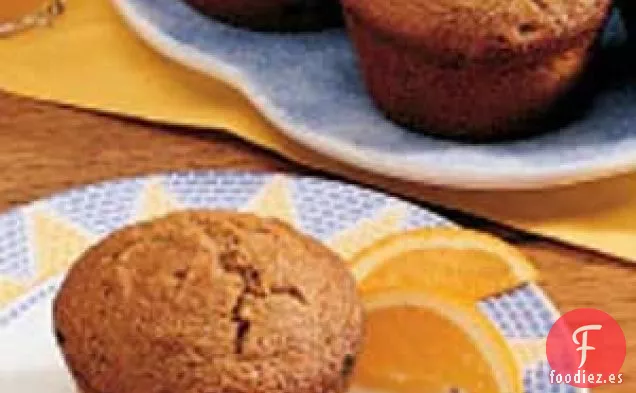 Muffins de salvado y miel