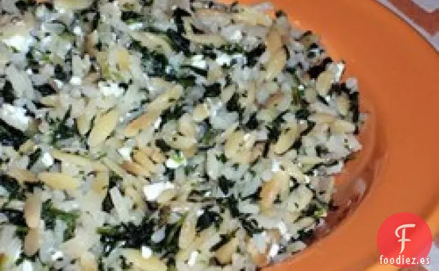 Pilaf de arroz con queso feta de Sarah