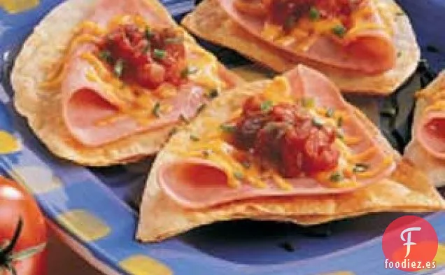 Tortillas de jamón y queso
