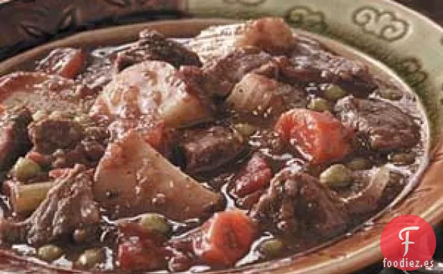 Estofado de carne al horno